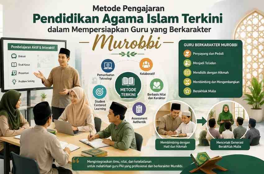 Metode Pengajaran Pendidikan Agama Islam Terkini dalam Mempersiapkan Guru yang Berkarakter Murobbi