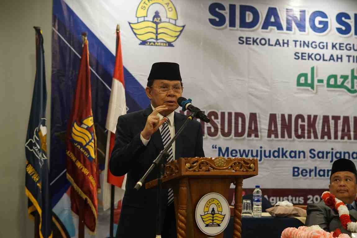 Prof. Dr. Fasli Jalal: Wisuda Bukan Akhir, tetapi Awal Perjalanan Menjadi Pembelajar Sepanjang Hayat